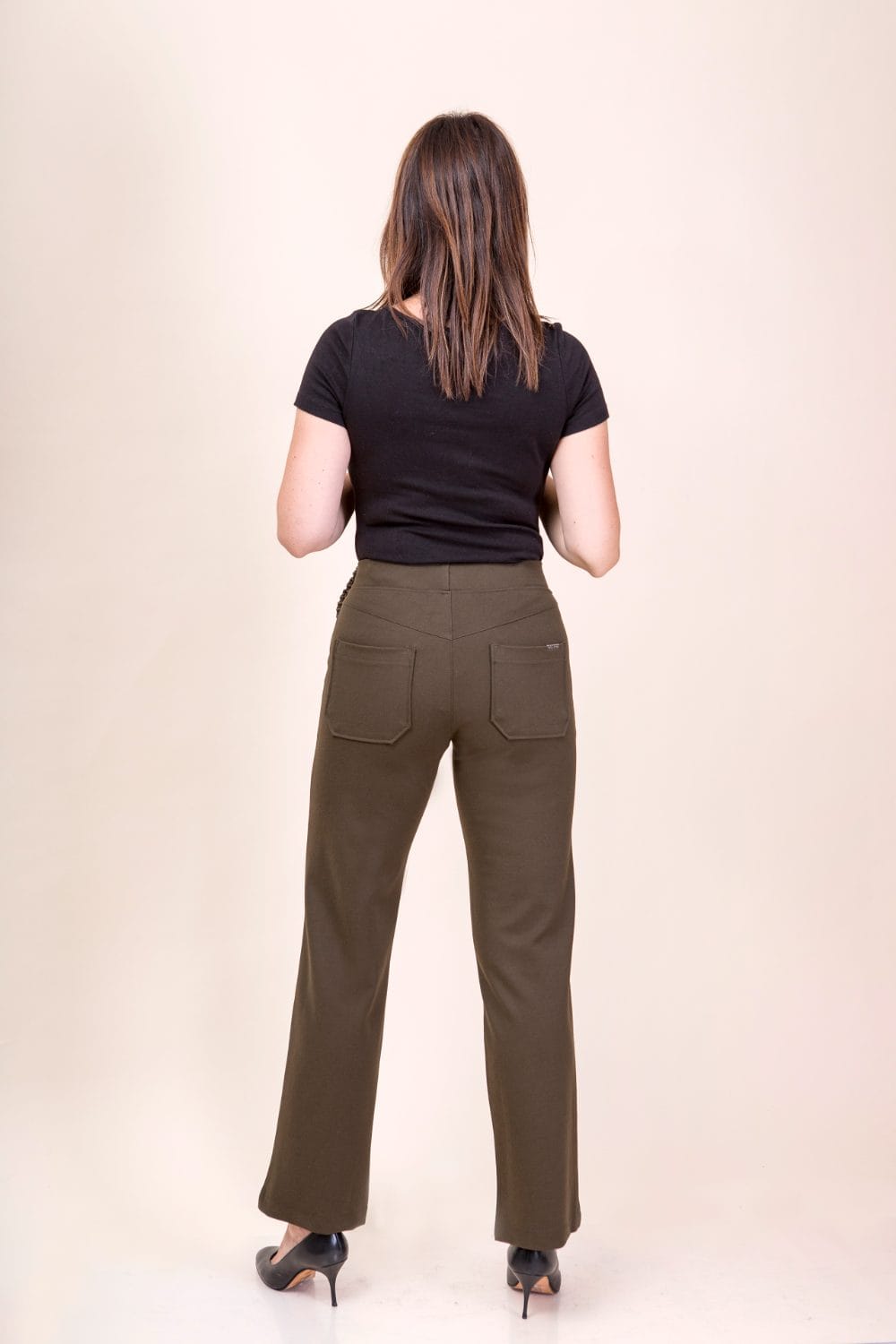 Pantalón punto roma recto, modelo 5372-805 (foto 3 de 3)